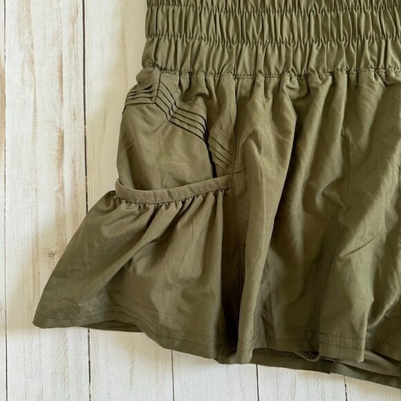 FP Movement Women Get Your Flirt On Short Relaxed Fit‎ Pull On Green Size Medium - Picture 4 of 12